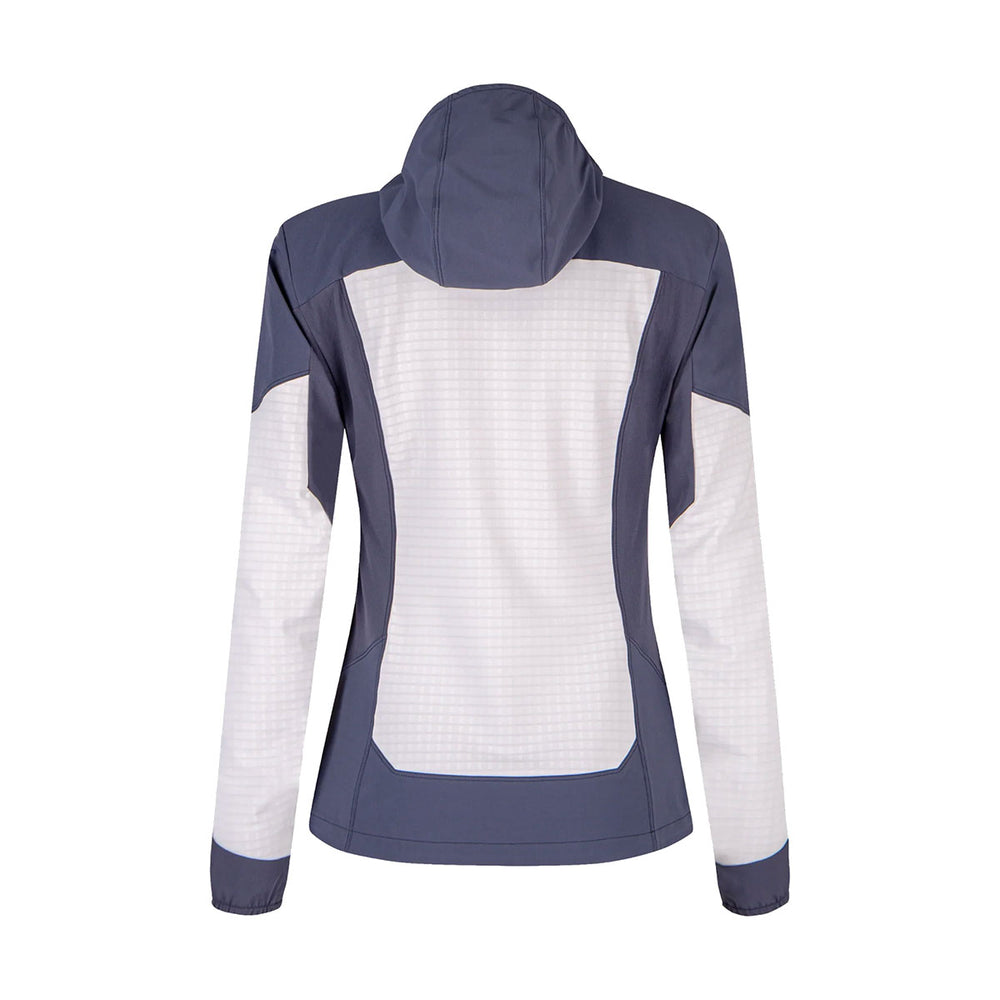 JACKET - MONTURA -WOMAN - SEED HOODED JACKET WOMAN ATHLETIC FIT Quiet Gray / Graphite Blue