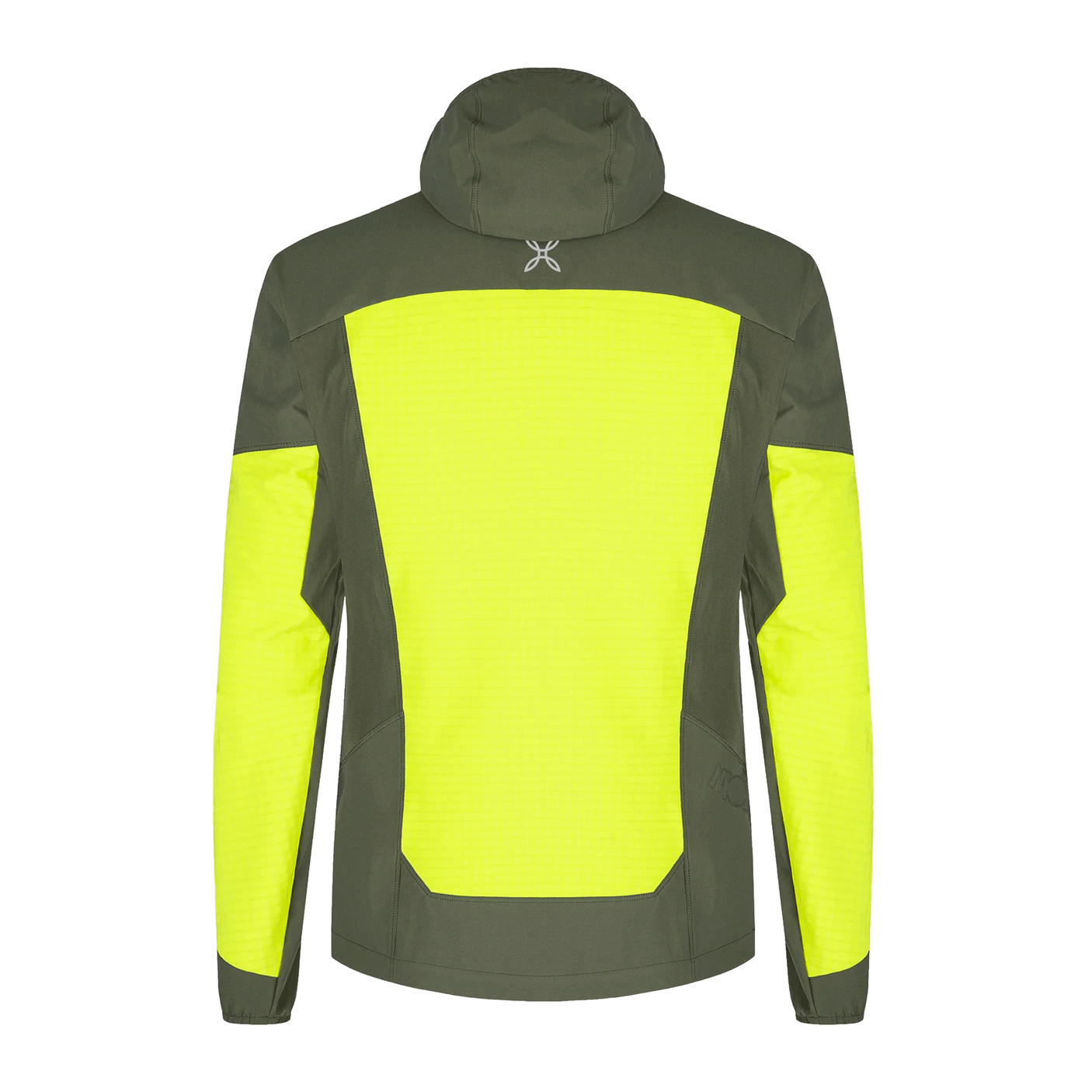 JACKET - MONTURA - SEED HOODED JACKET Sage Green/Sunny Lime