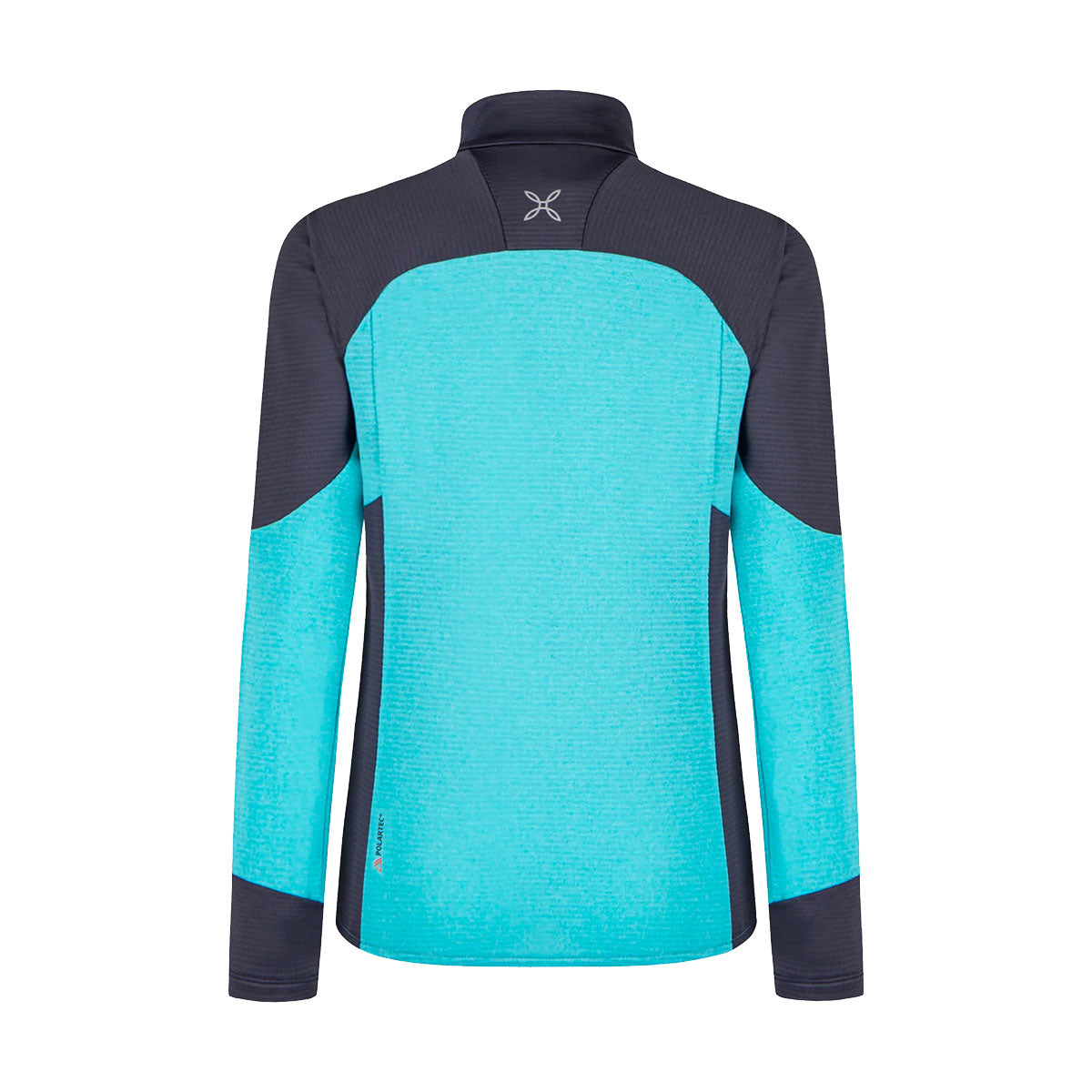 SWEATER - MONTURA - WOMEN - RISE SWEATER WOMAN REGULAR FIT Turquoise / Graphite Blue