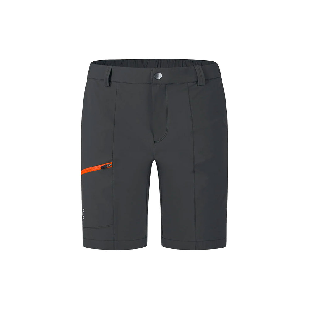 BERMUDA SHORTS - MONTURA - SMART TRAVEL REGULAR FIT Anthracite/Orange