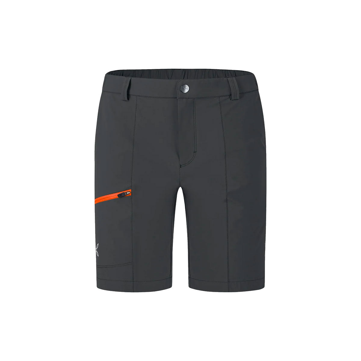 BERMUDA SHORTS - MONTURA - SMART TRAVEL REGULAR FIT Anthracite/Orange