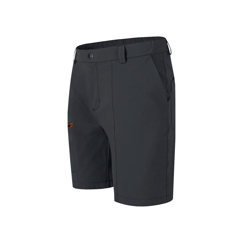 BERMUDA SHORTS - MONTURA - SMART TRAVEL REGULAR FIT Anthracite/Orange