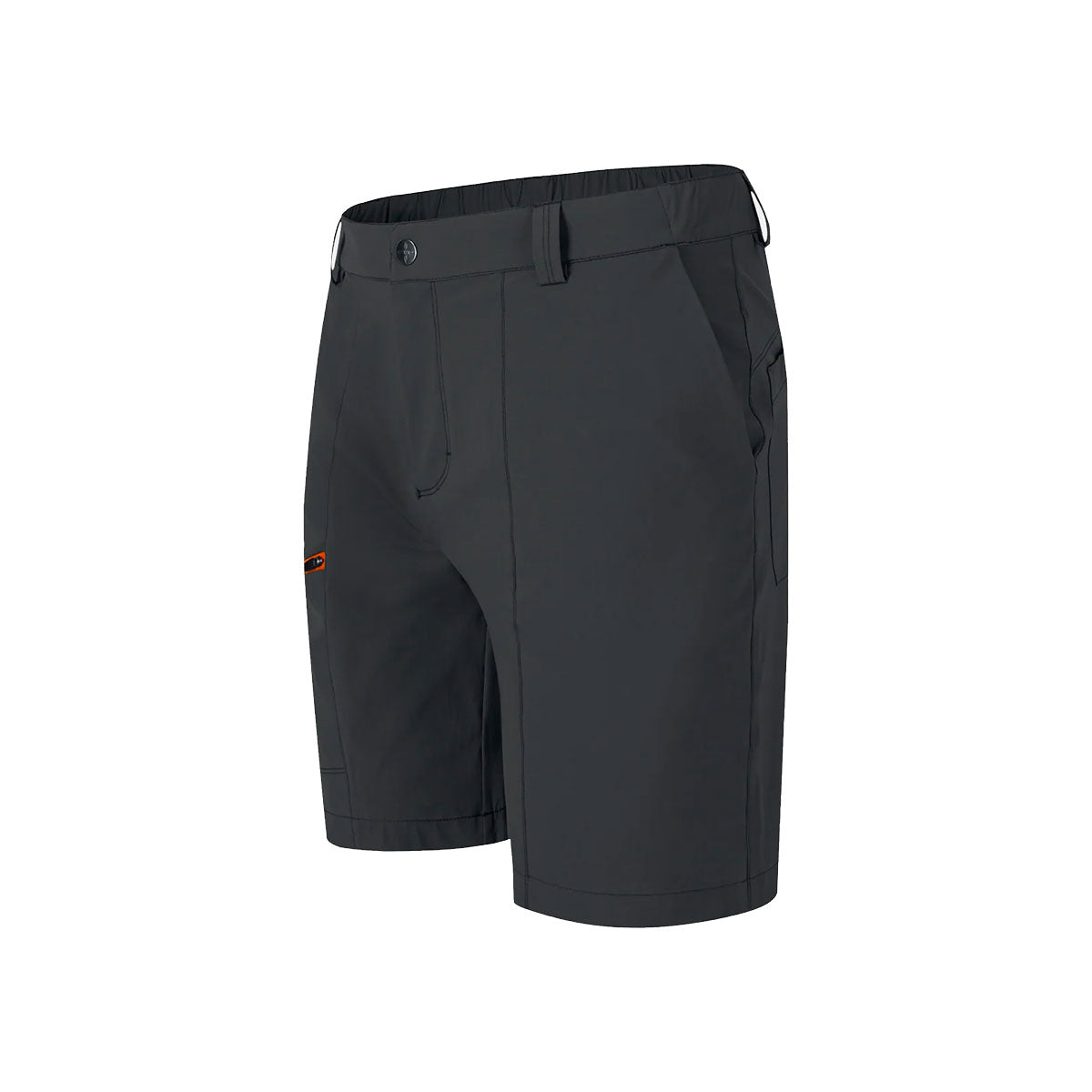 BERMUDA SHORTS - MONTURA - SMART TRAVEL REGULAR FIT Anthracite/Orange