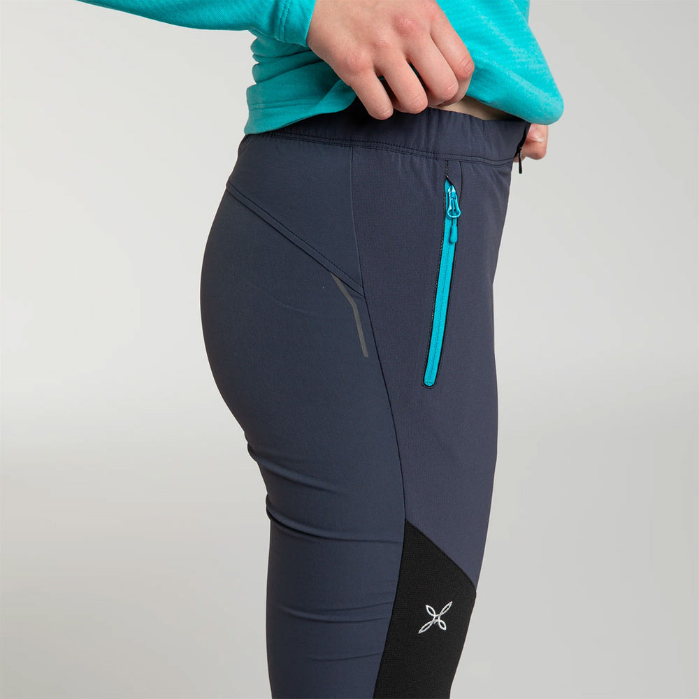 PANTALONE - MONTURA - DONNA - VERTIGO LIGHT 3 PANTS WOMAN ATHLETIC FIT Graphite Blue / Turquoise