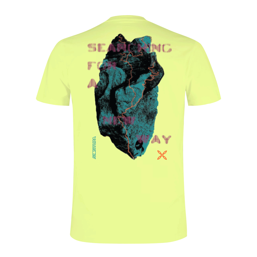 T-SHIRT - MONTURA - DREAM MOUNTAIN Sunny Lime