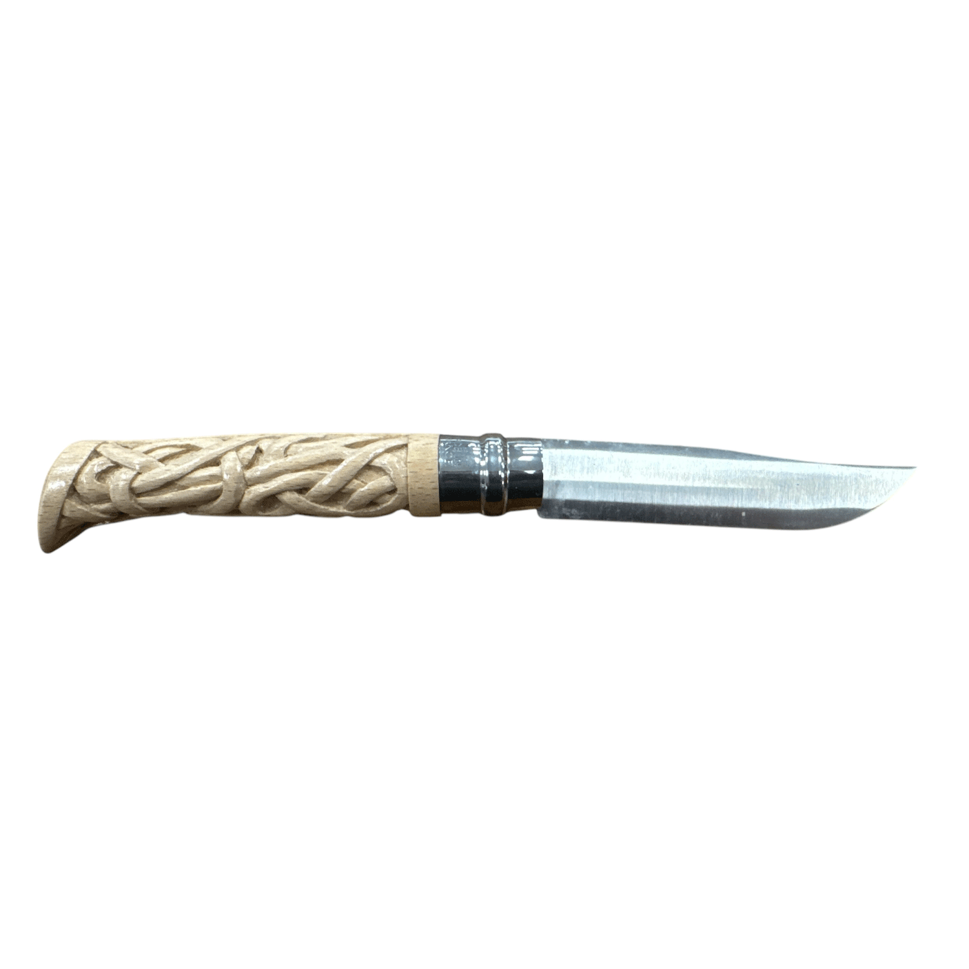 KNIFE - OPINEL - N.10 STAINLESS STEEL HAND MADE | PLAINING + ENGRAVING