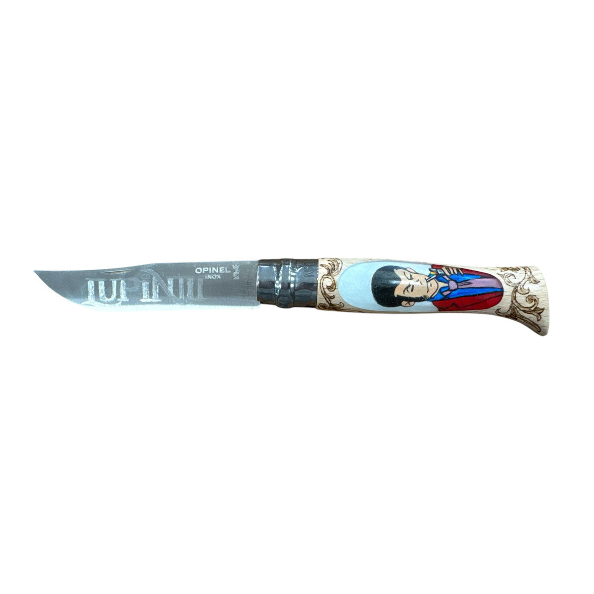 KNIFE - OPINEL - N.9 STAINLESS STEEL HANDMADE WITH LUPIN III