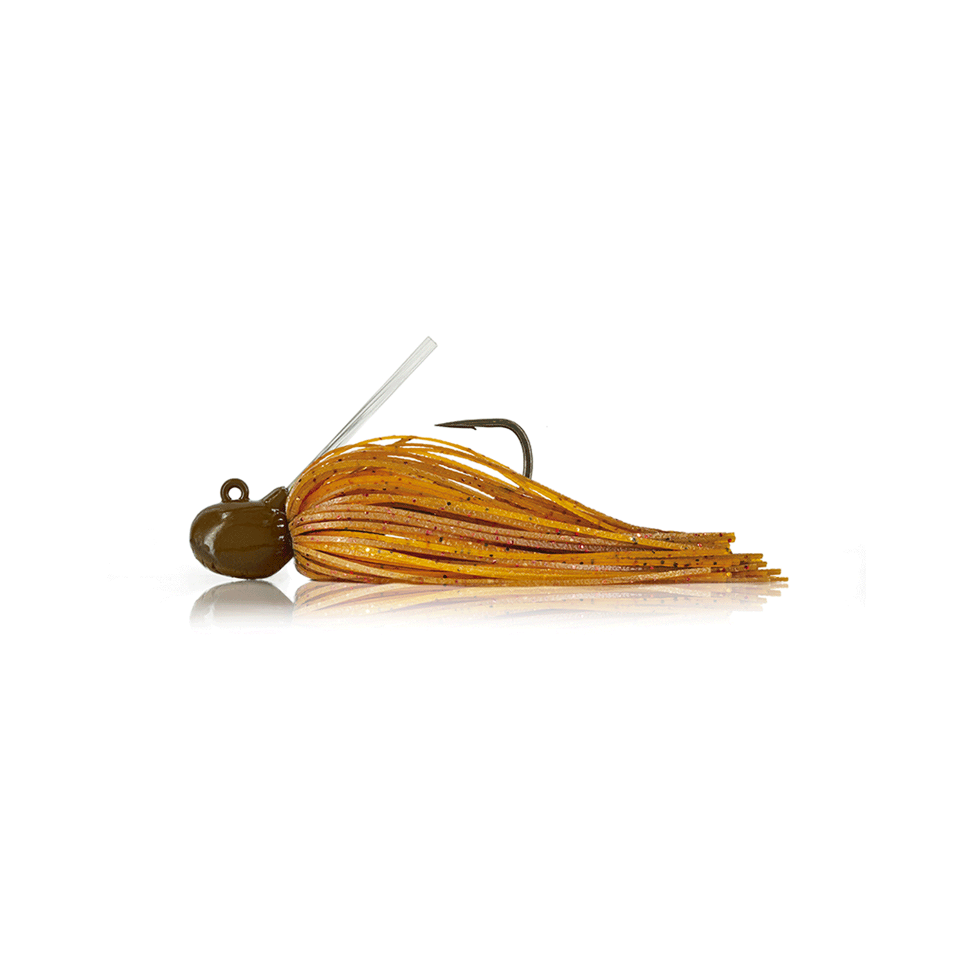 MOLIX - NANO-JIG 3.5g 1/8oz #124 Pumpkin Black Red Pepper