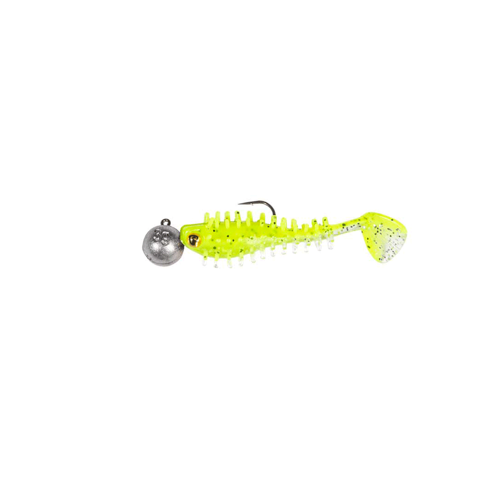 FOX RAGE - ULTRA UV MICRO SPIKEYFRY LOADED 4cm 1.5" Jig Head 3g | Hook 4 | MIXED (4PZ)