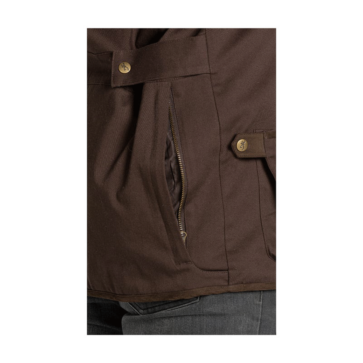 BROWNING - GILET - VEST NORFOLK DARK BROWN