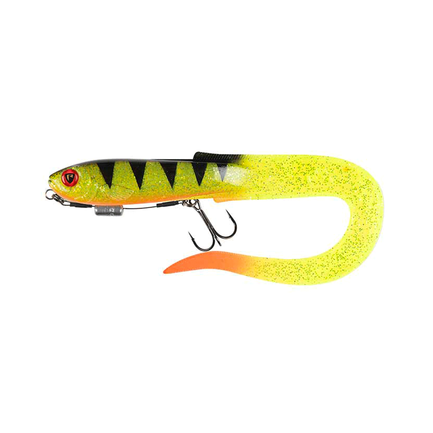 FOX RAGE - ULTRA UV SLICK EEL 28cm 11" | Weight 8g | Hook 1/0 | Wire 34kg | UV Perch