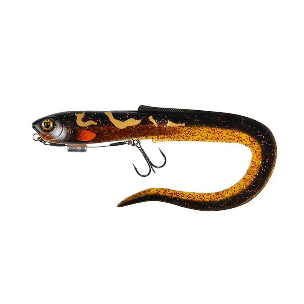 FOX RAGE - ULTRA UV SLICK EEL 28cm 11" | Weight 8g | Hook 1/0 | Wire 34kg | Burbot