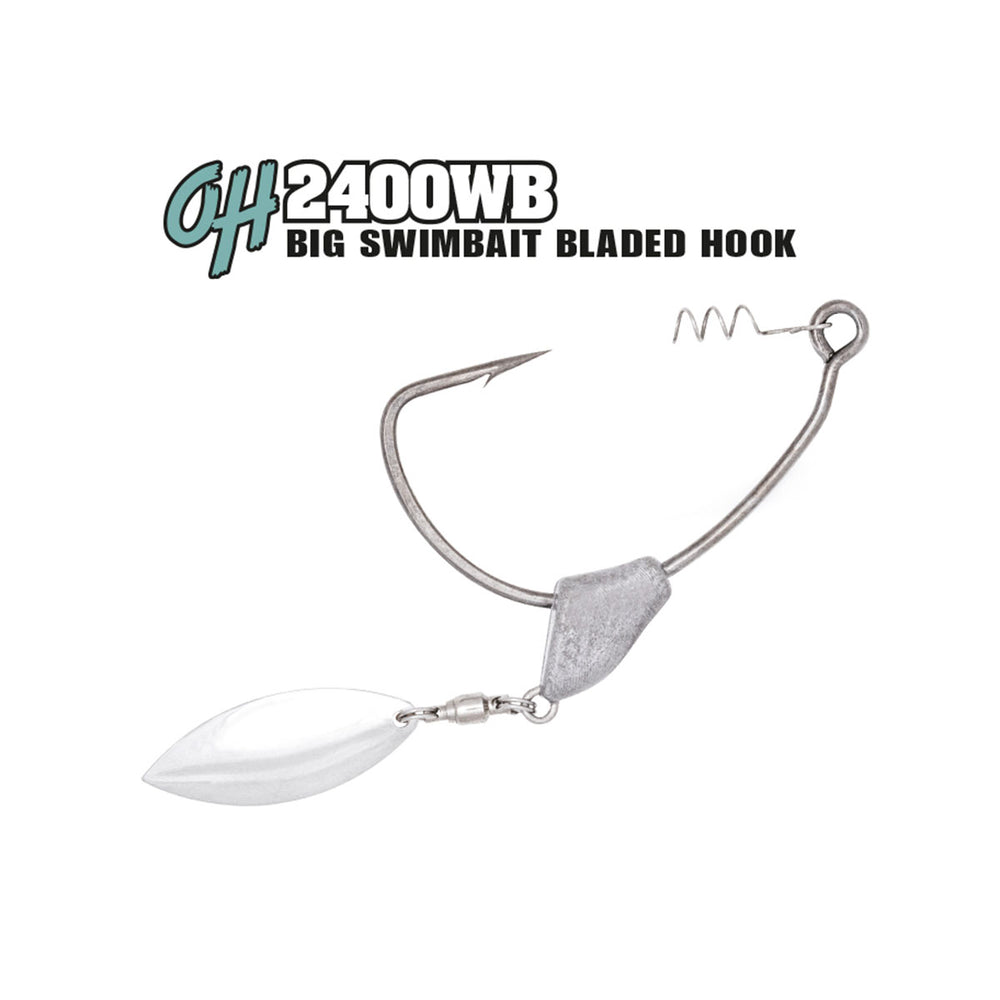OMTD - OH2400WB BIG SWIMBAIT BLADED HOOK (2PCS)