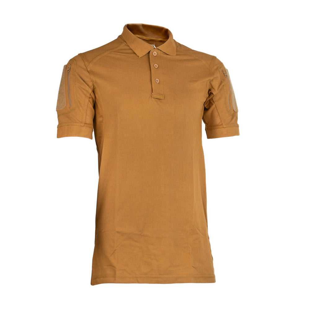 OPENLAND TACTICAL NERG - OPERATOR POLO IN PIQUE FABRIC COYOTE TAN