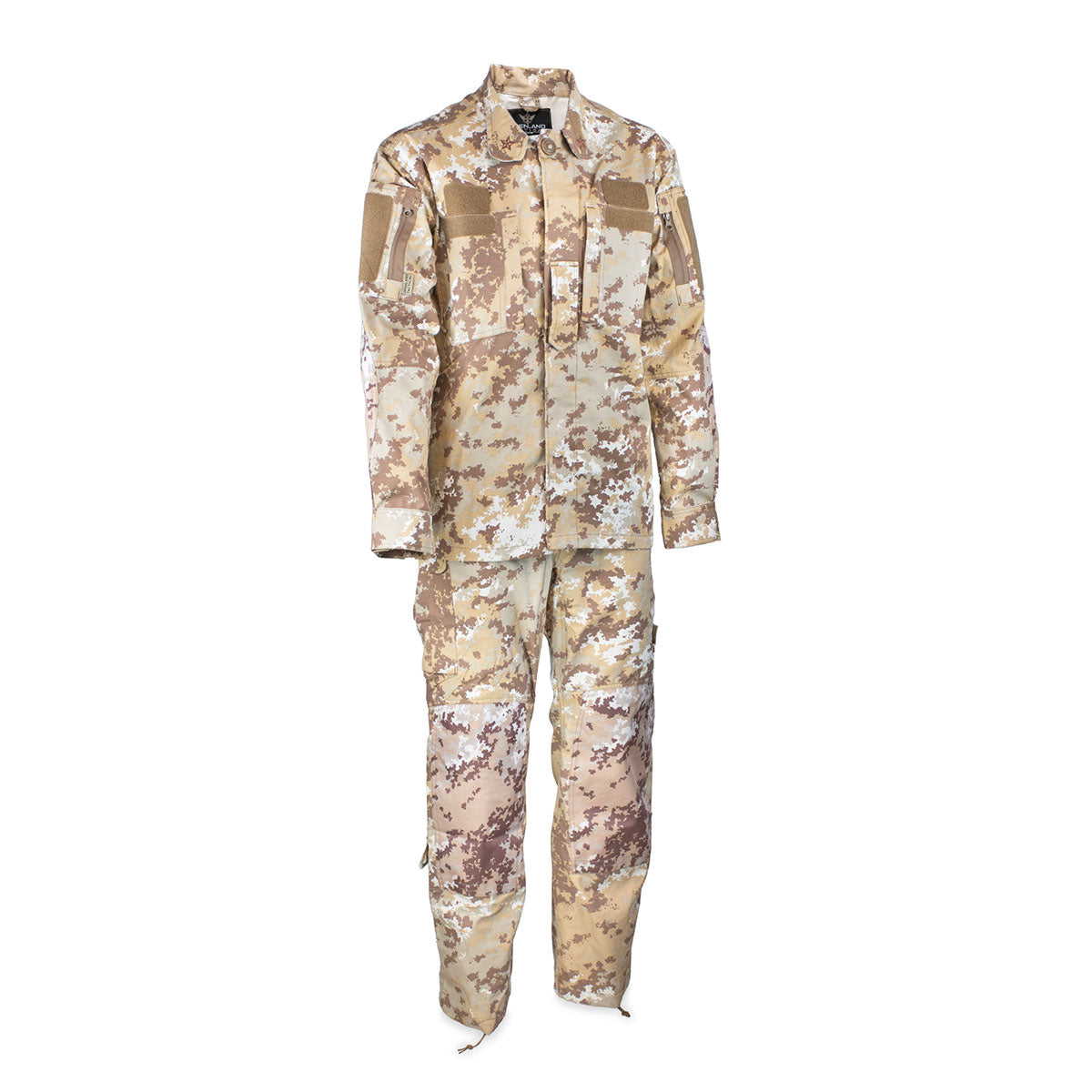 COMPLETO - OPENLAND - MIMETICA DA COMBATTIMENTO ESERCITO ITALIANO CON STELLETTE Italian Desert Camo
