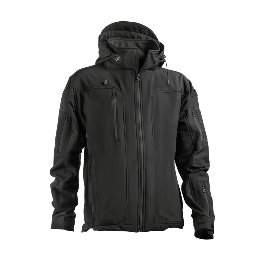 NERG OPENLAND TACTICAL - LIGHT SOFTSHELL JACKET "DELTA" Black