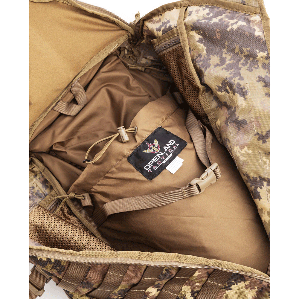 NERG OPEN LAND - BACKPACK - FAST ACTION MILITARY BAG Black