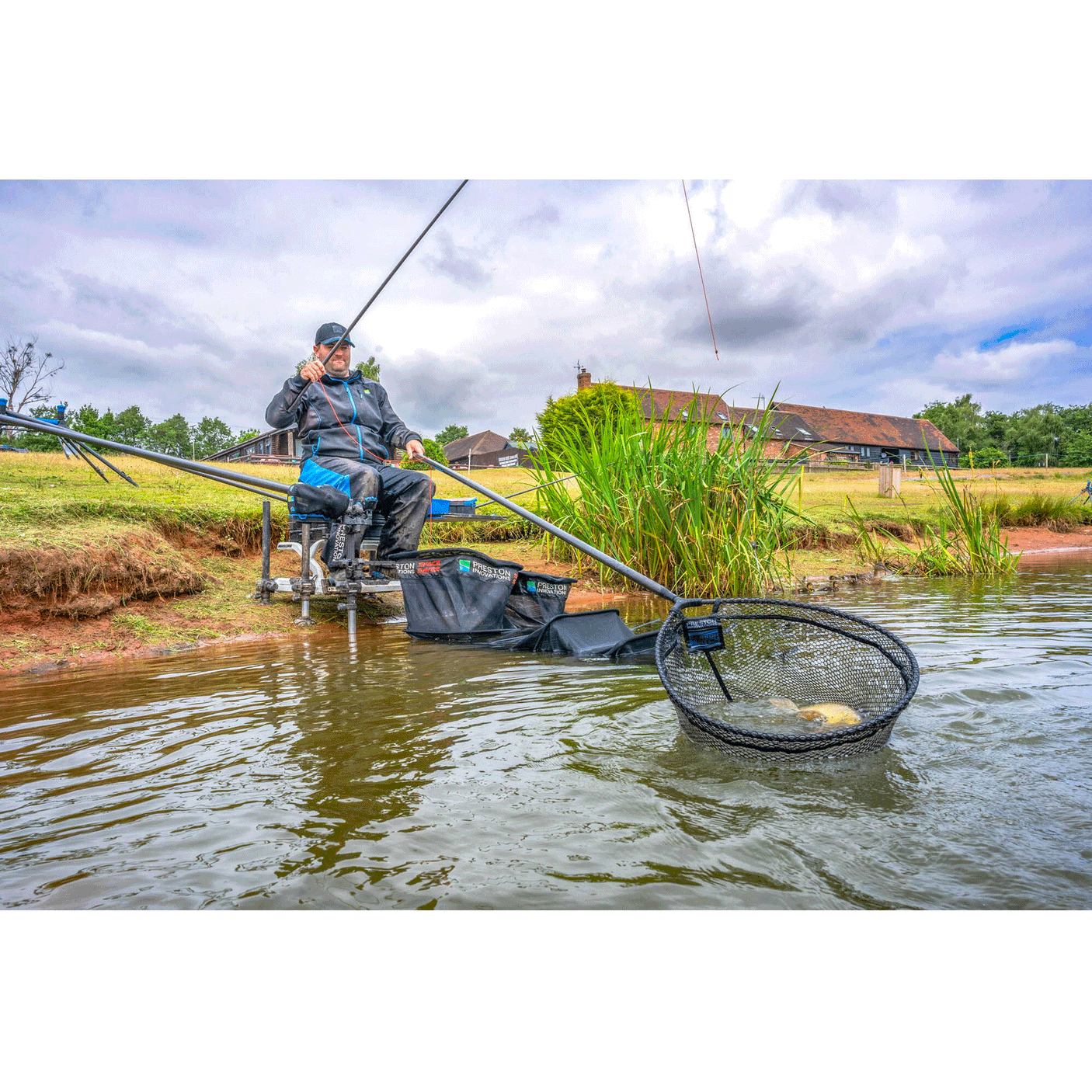 PRESTON - CARBON MATCH LANDING NET HEAD 18”/45cm