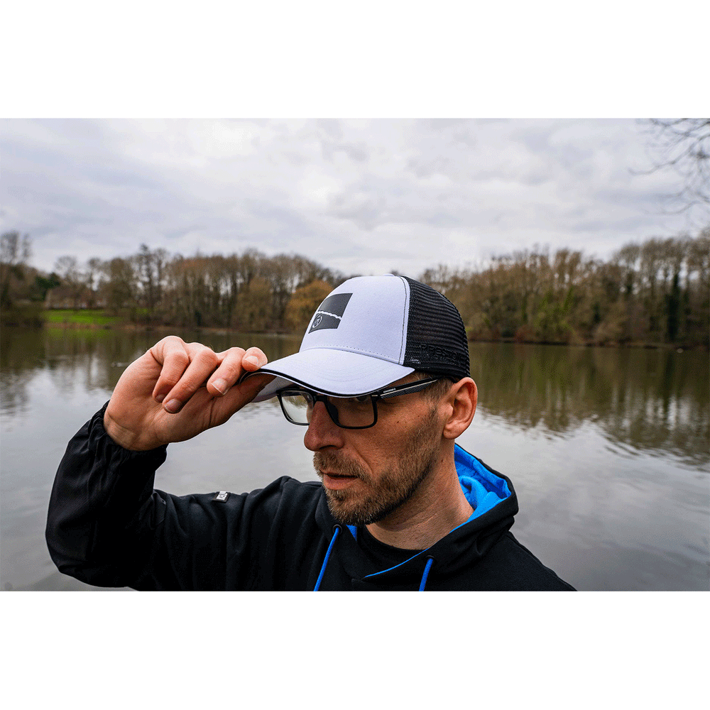 HAT - PRESTON - WHITE VENTAMESH HD CAP