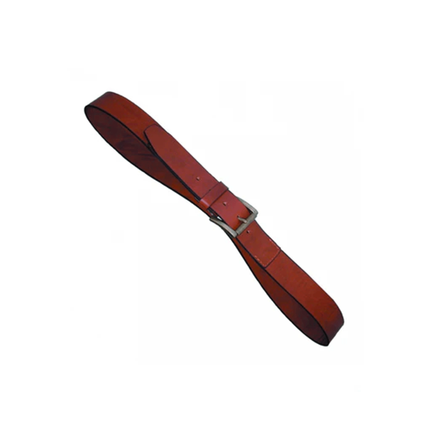 RESERVE - BROWN LEATHER BELT SIZE M