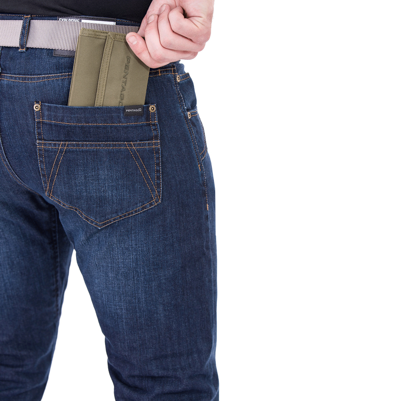 PANTALONI - UOMO - PENTAGON - ROGUE JEANS PANTS Indigo Blue
