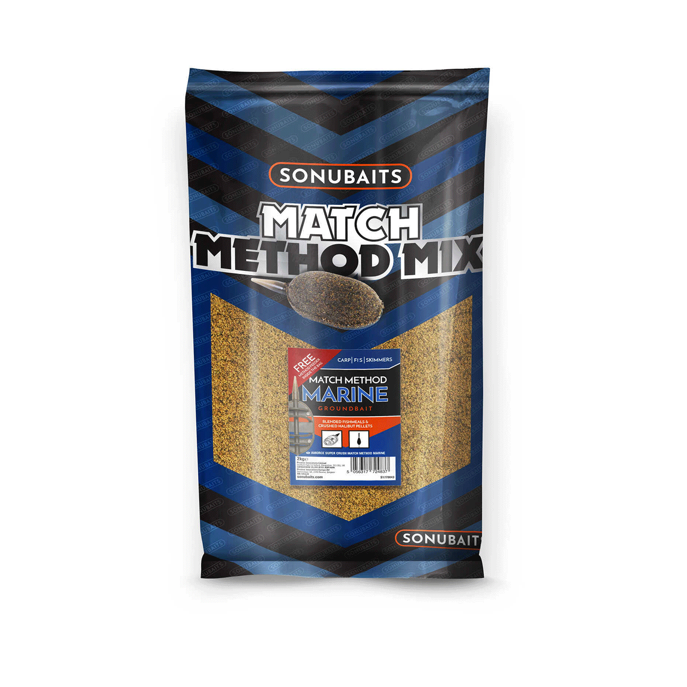 SONUBAITS - MATCH METHOD MARINE GROUNDBAIT 2kg