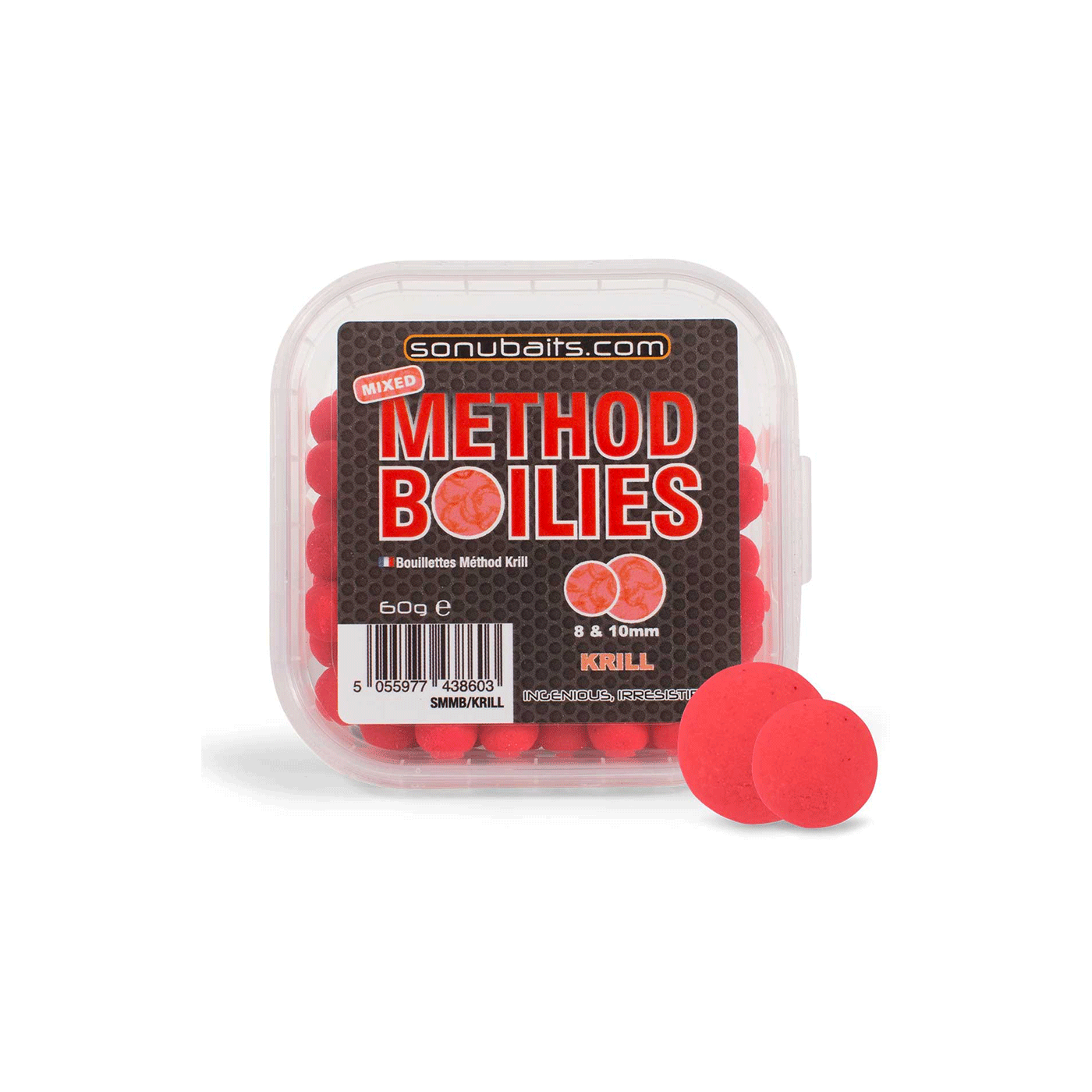 SONUBAITS - MIXED METHOD BOILIES 8 & 10mm KRILL 60g