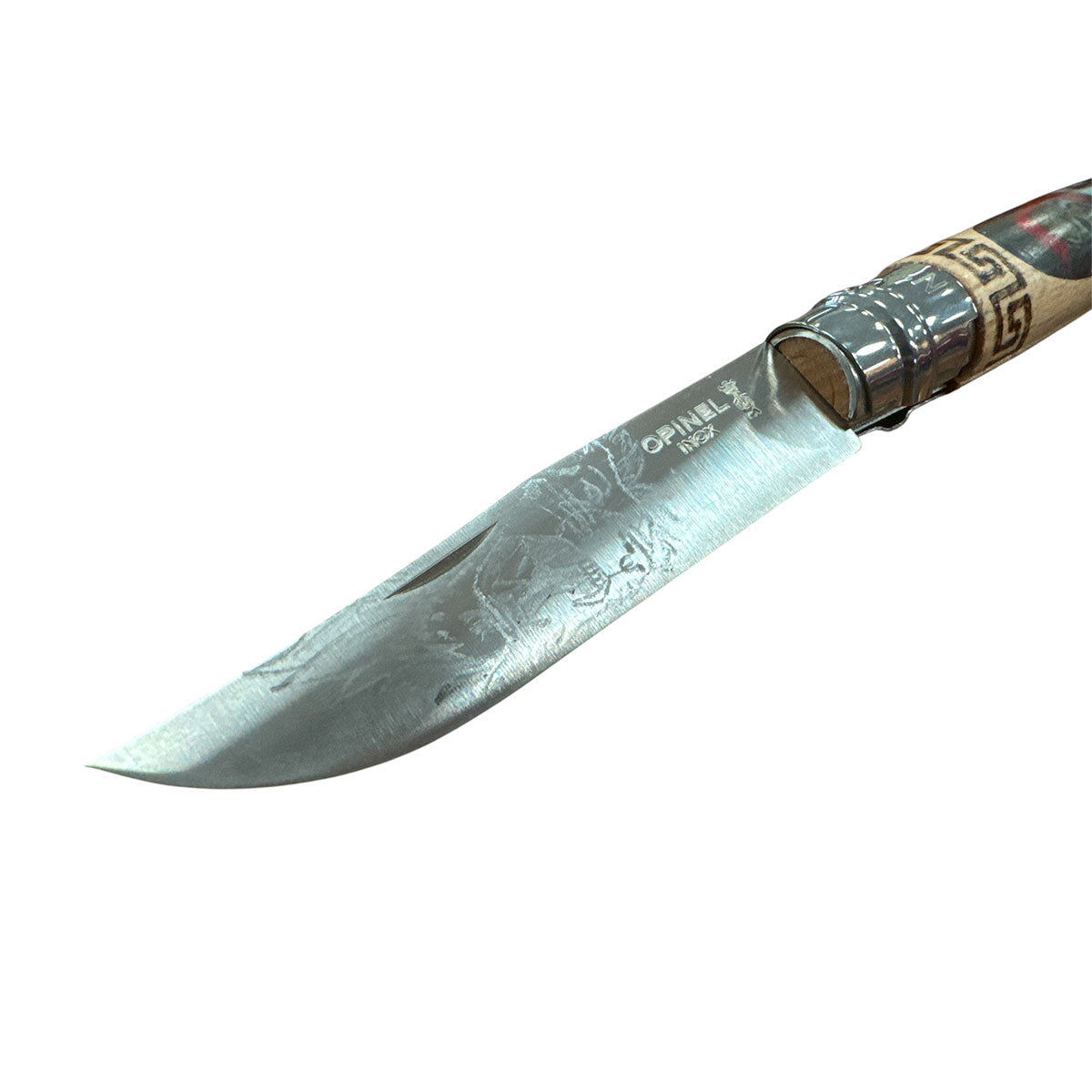 KNIFE - OPINEL - N.10 STAINLESS STEEL HAND MADE WITH SPARTAN