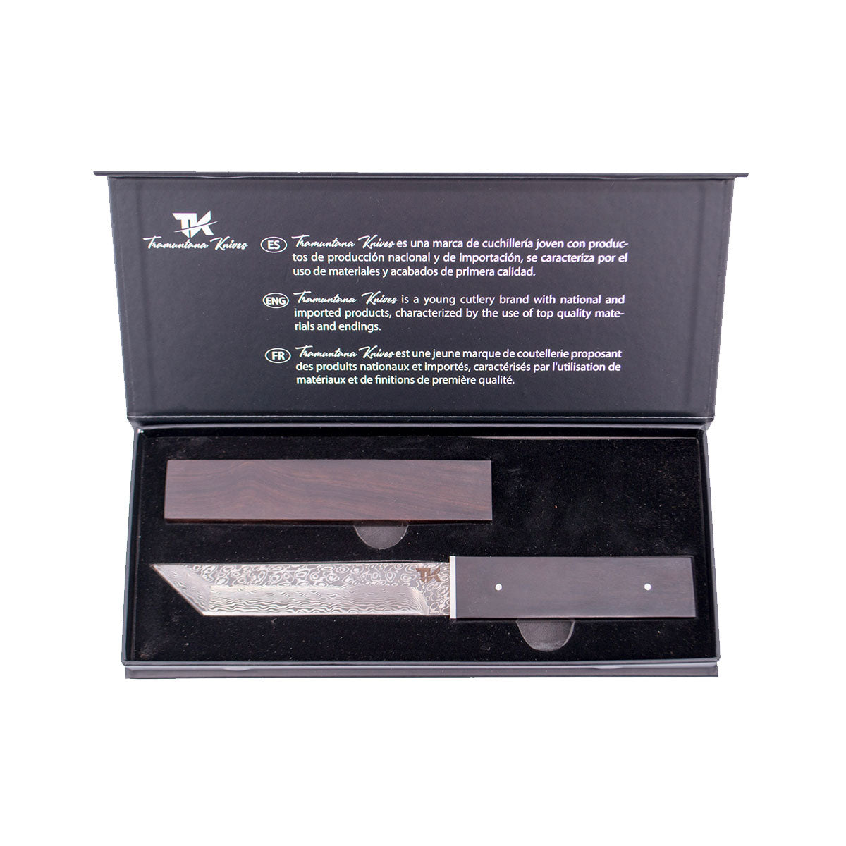 KNIFE - TRAMUNTANA KNIVES - TANTO TRAMUNTANA TK DAMASCUS