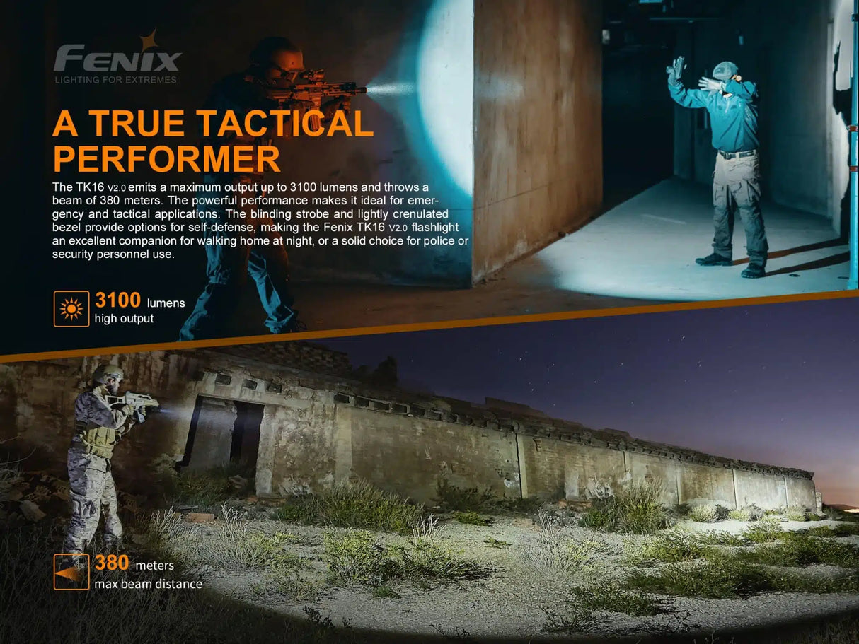 TORCIA - FENIX - TK16 V2.0 3100 LUMEN