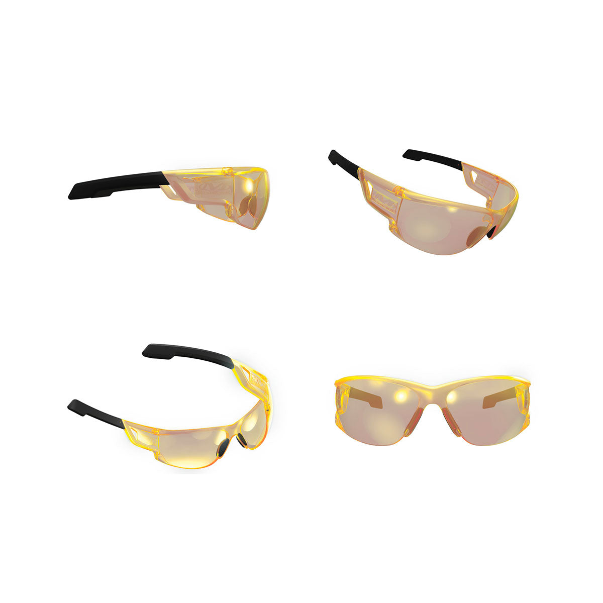 MECHANIX WEAR - VISION OCCHIALI BALISTICI TYPE-N MONTATURA AMBRA LENTE GIALLA