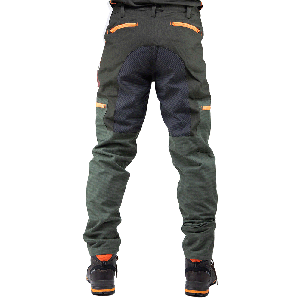VIENT COLLECTION - PANTALONE - CANVAS VP03 Olive/Arancio