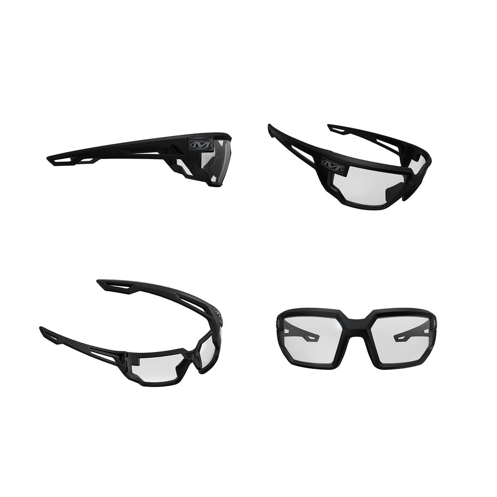 MECHANIX WEAR - VISION OCCHIALI SAFETY TYPE-X MONTATURA NERA LENTE TRASPARENTE