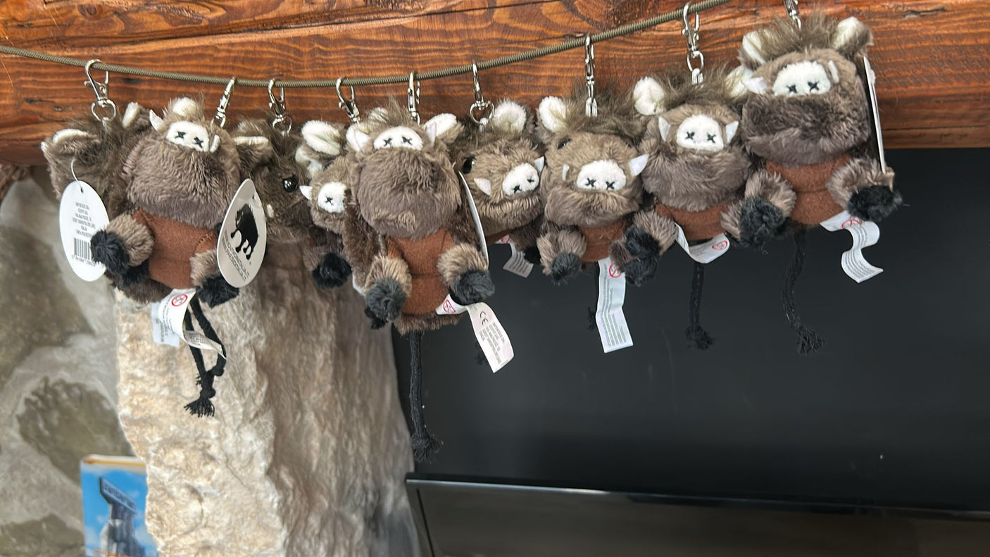 PLUSH KEY RING WITH CUTE BOAR