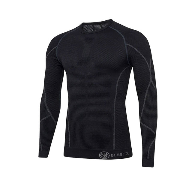 Beretta - Maglia Intima Body Mapping 3D Manica Lunga Black Ii (L-Xl)