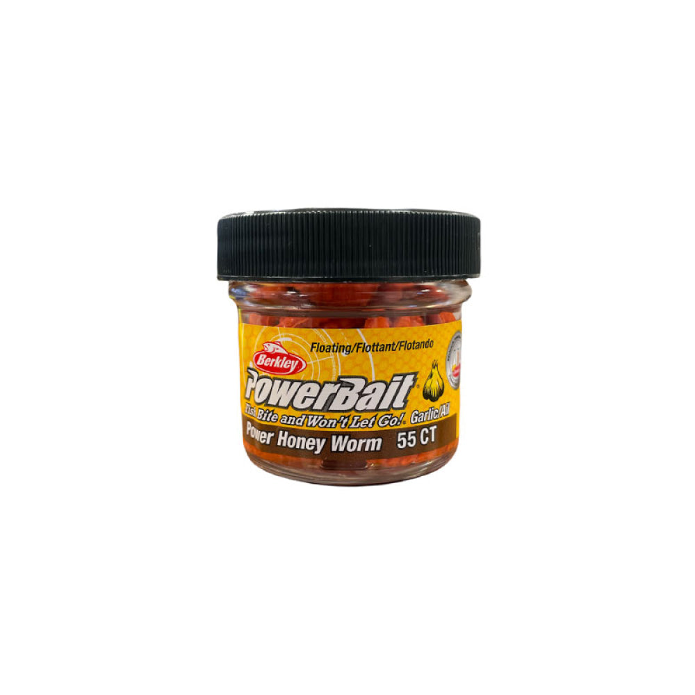 Berkley - Powerbait Garlic Orange Power Honey Worm 0.75Oz 20G (55 Pz)