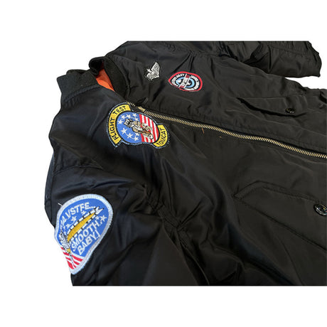 Bimbo/A - Mil-Tec Giacca Da Volo Ma1® Kids M.abz. Nero