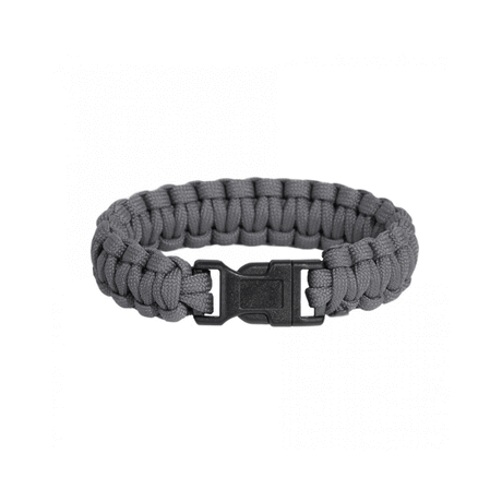 Bracciale Paracord - Pentagon Pselion Survival Bracelet Wolf Grey 20Cm