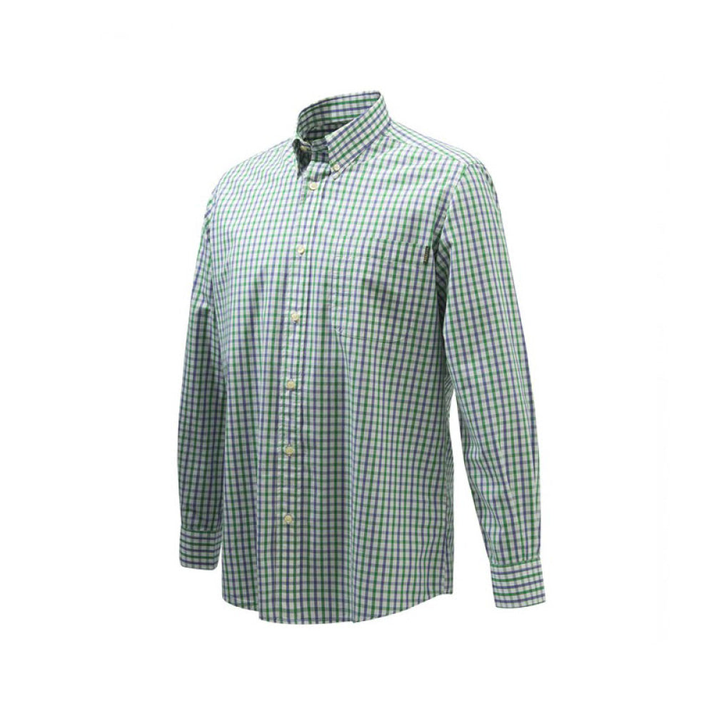 Camicia - Beretta Wood Button Down Green/Purple Check M