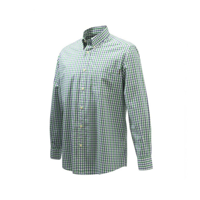 Camicia - Beretta Wood Button Down Green/Purple Check M
