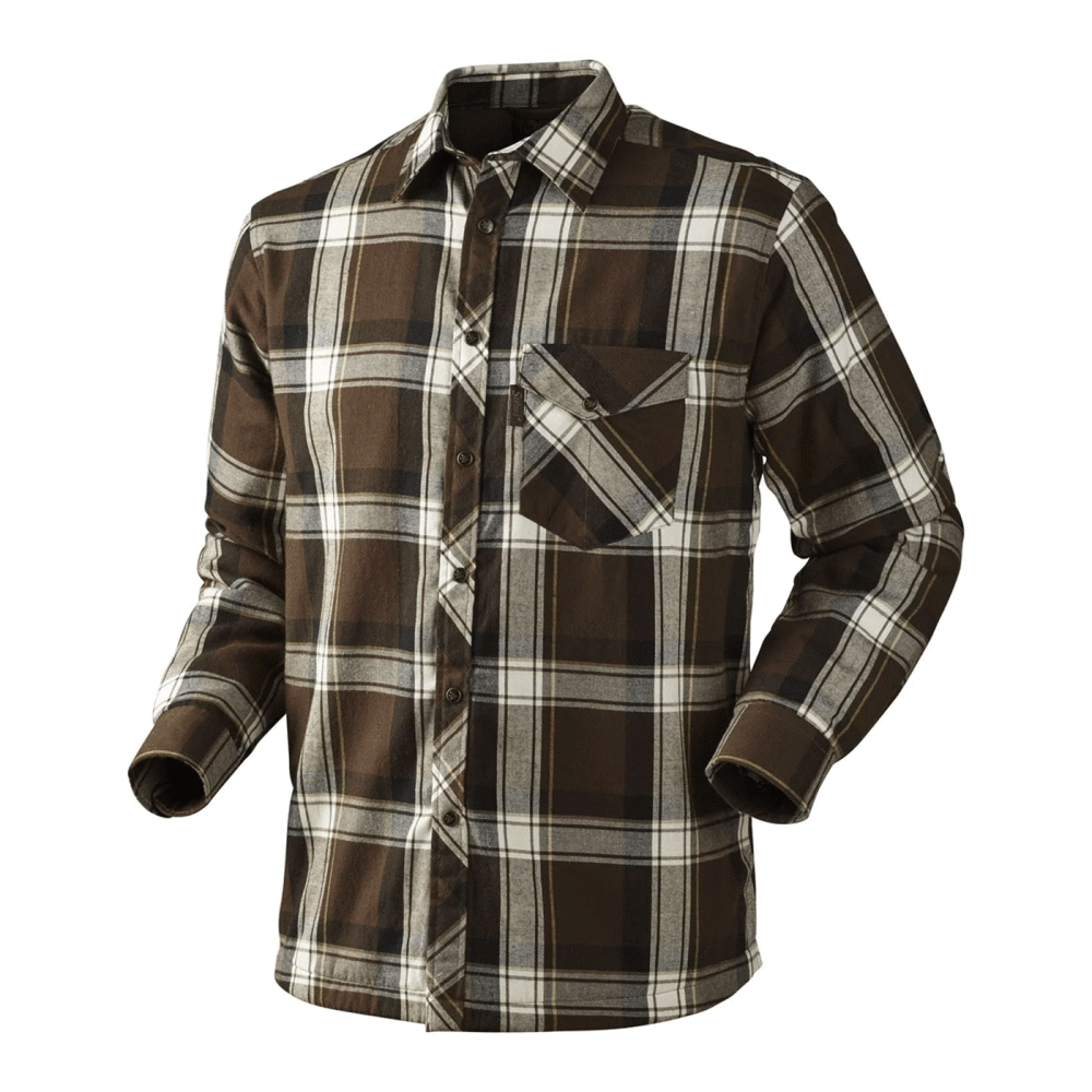 Camicia - Seeland Moscus Shirt Demitasse Brown Check L