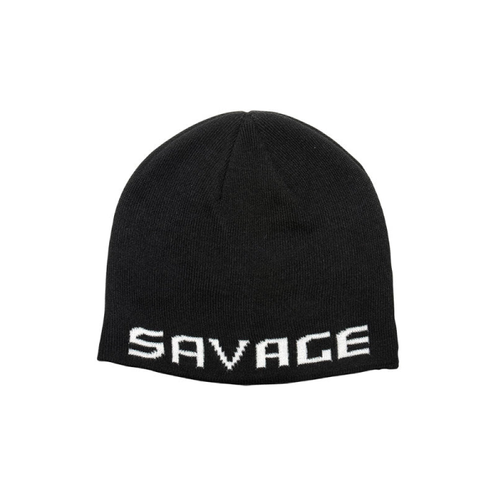 Cappello - Savage Gear Logo Beanie Tg Unica Black/White