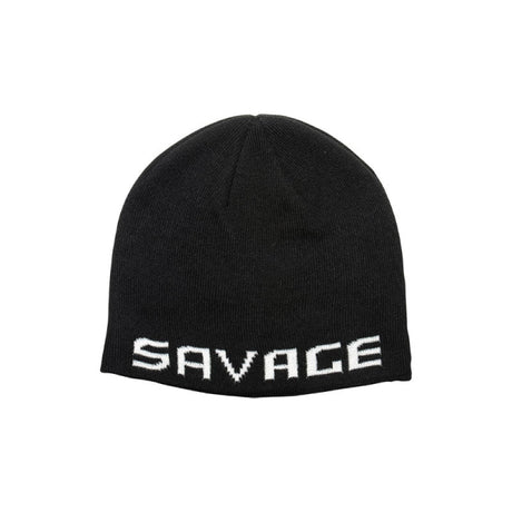 Cappello - Savage Gear Logo Beanie Tg Unica Black/White