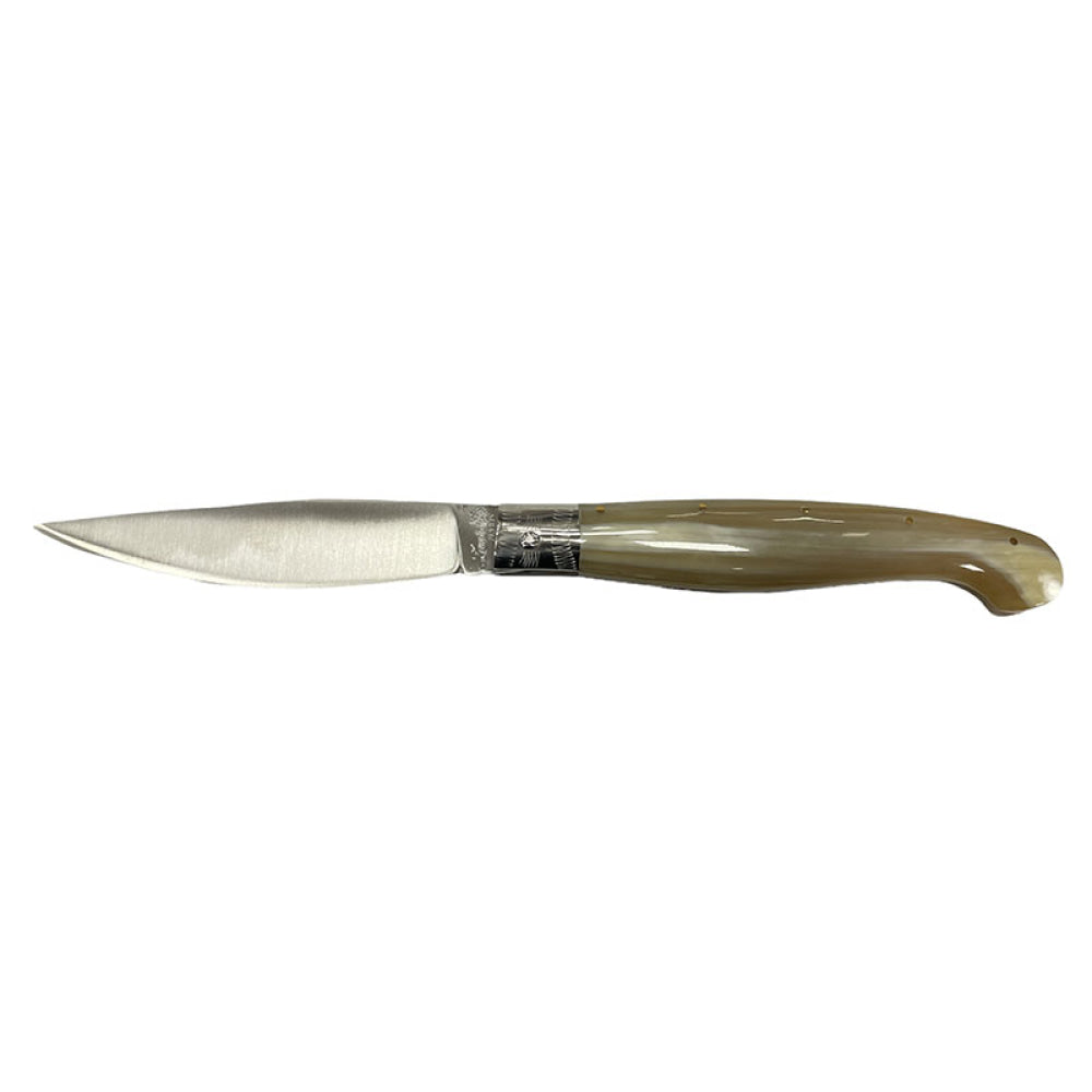 Zuava 18cm con manico in corno di Bue - Rasoi mano libera, coltelli
