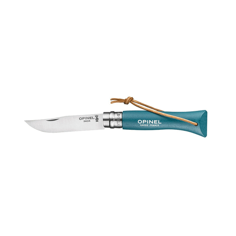 Coltello - Opinel N°06 Inox Baroudeur ’Turquoise’