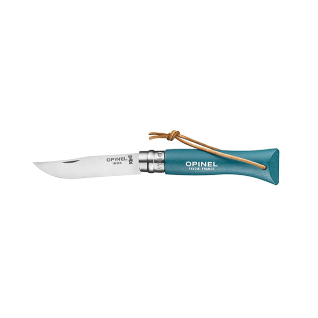 Coltello - Opinel N°06 Inox Baroudeur ’Turquoise’