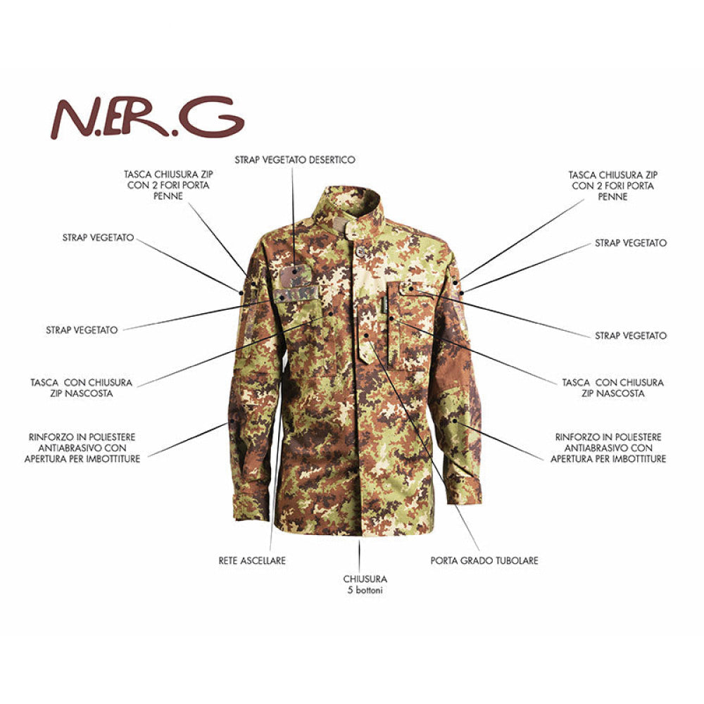 COMPLETO - NERG OPENLAND - UNIFORME DA SERVIZIO E COMBATTIMENTO
