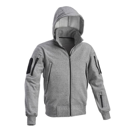 Defcon 5 - Felpone Con Cappuccio Grey Melange