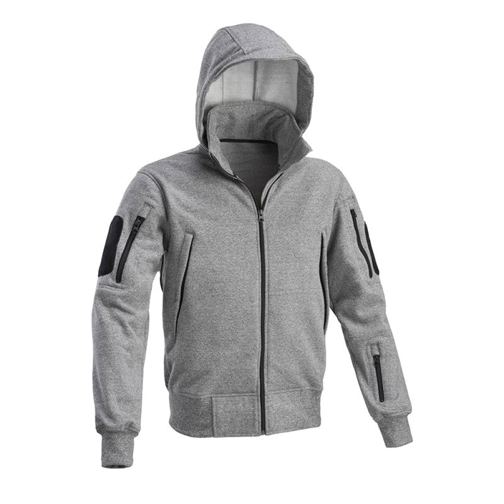 Defcon 5 - Felpone Con Cappuccio Grey Melange