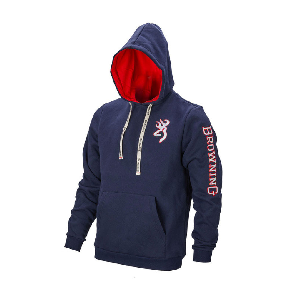 Felpa - Browning Sweatshirt Snapshot Navy Tan M